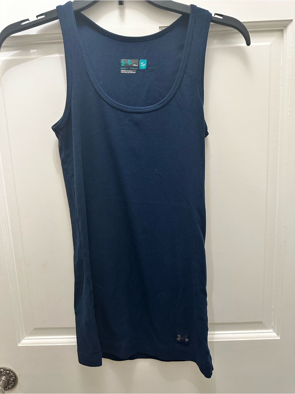 Under Armour Women's Navy Blue Ribbed Tank